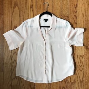 100% silk J. Crew Button Down Blouse